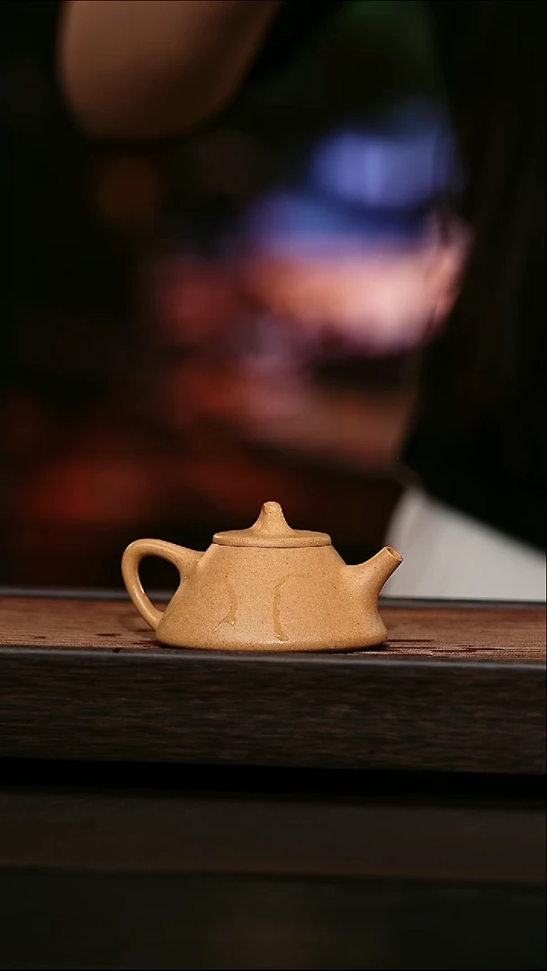 茶壶紫砂原矿紫砂壶   黄金段石瓢  100cc