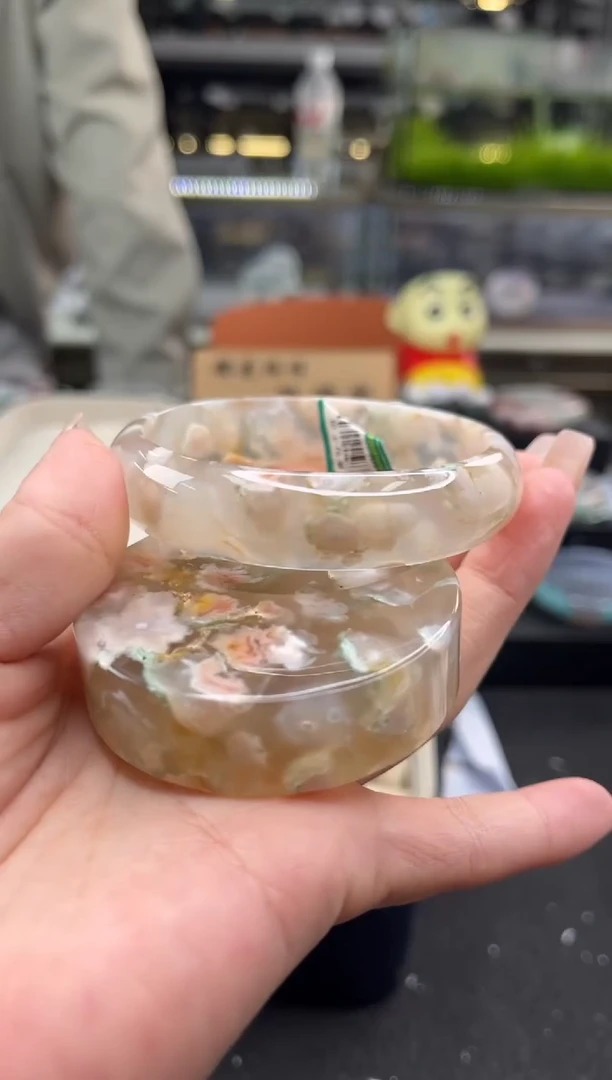 未镶嵌手镯石英质玉60圈口（赠品镯心）3s96106