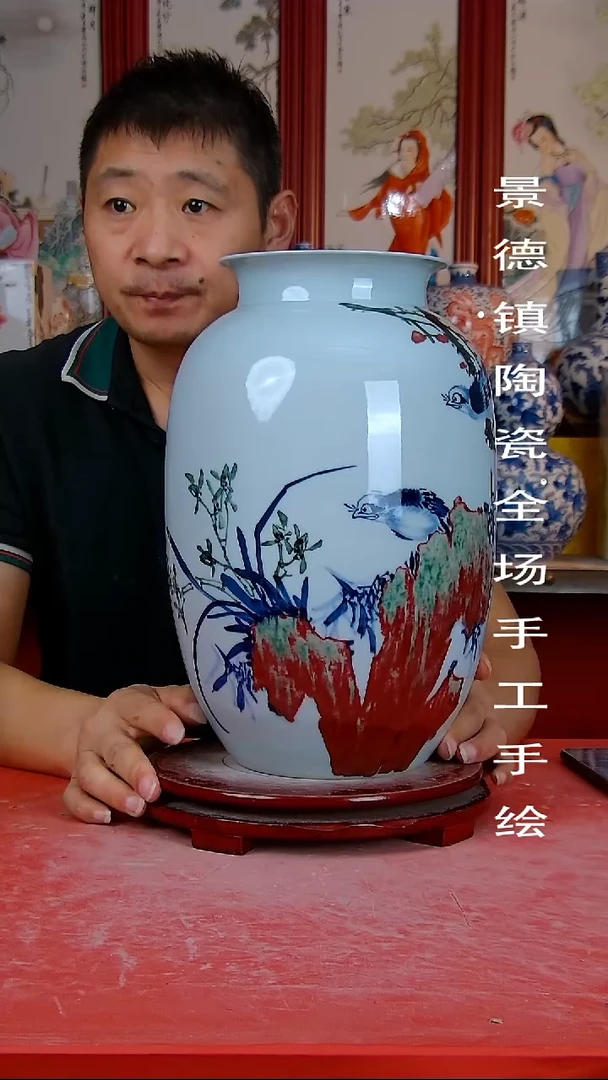 摆件景德镇陶瓷 全场手工手绘10