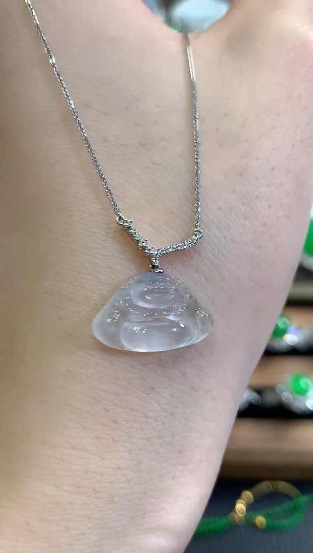 套链18K金镶嵌翡翠秋日珠宝W16