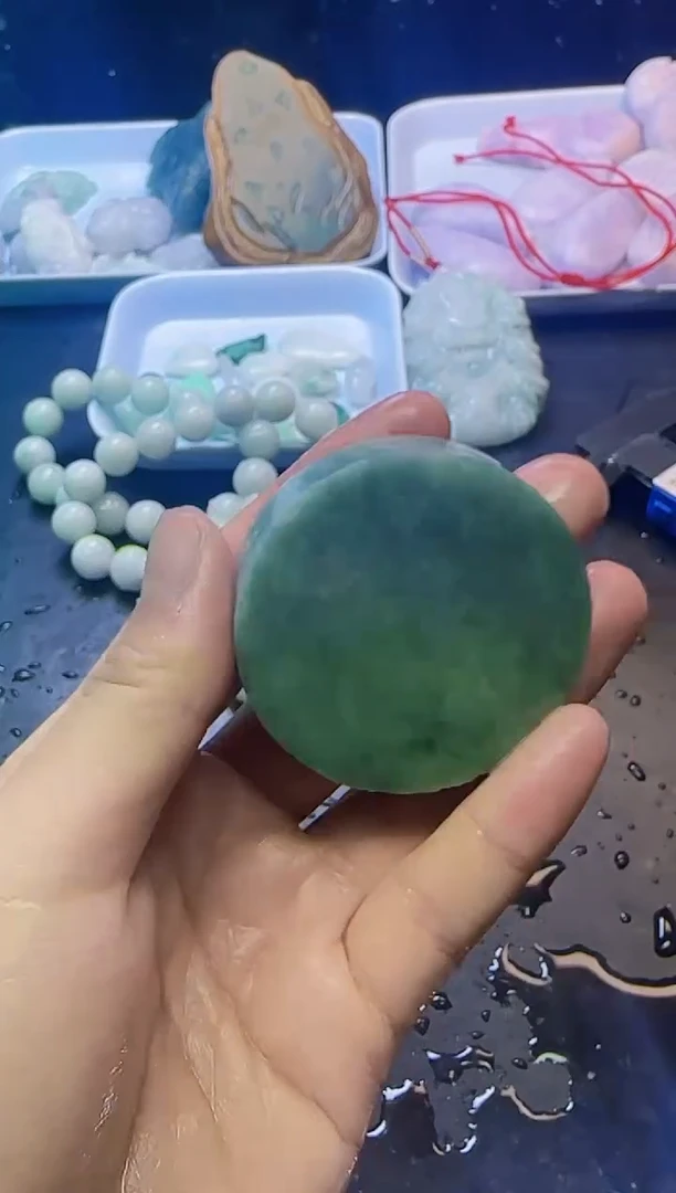 颈饰未镶嵌翡翠024天然A货翡翠