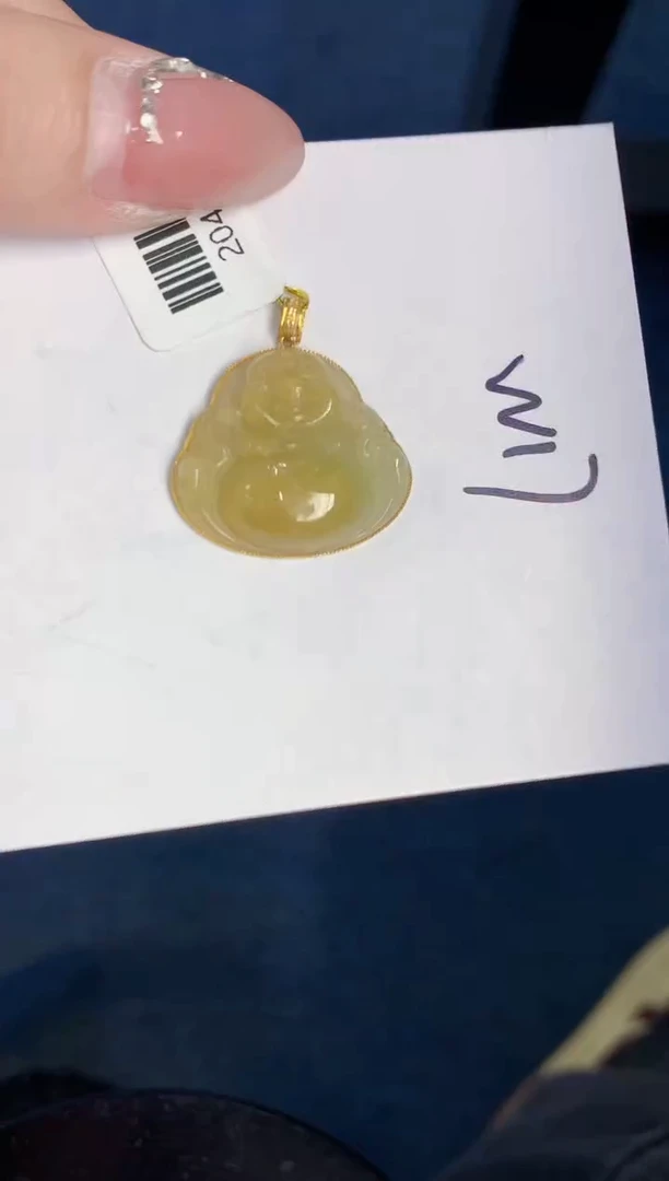 【闪购商品】翡翠颈饰18K金镶嵌000000000