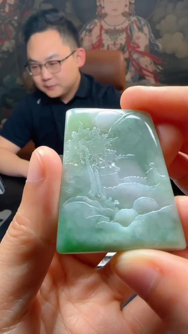 【闪购商品】翡翠颈饰未镶嵌L-@@QJXC11909多样性发其一