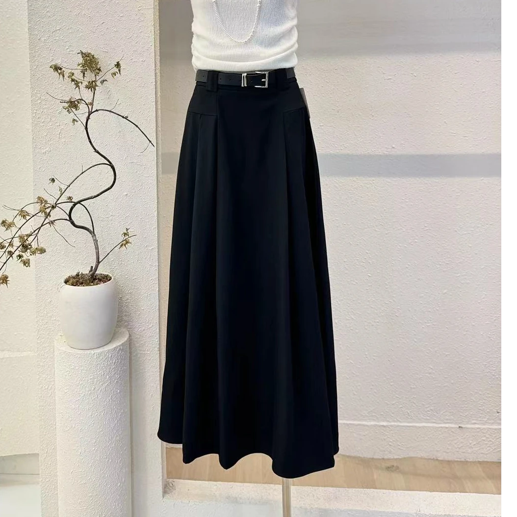 【里曼Studio】韩版学院风西装半身裙-16390