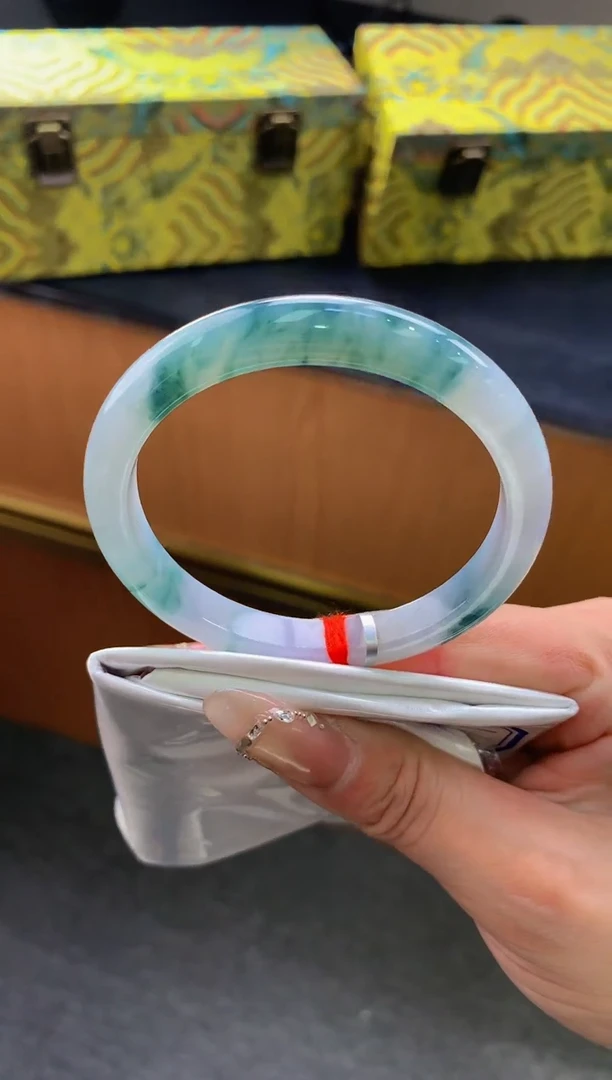 未镶嵌手镯翡翠-F23-正圈55.4