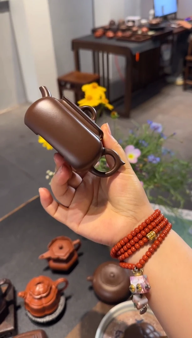 茶壶紫砂长四方 紫砂壶