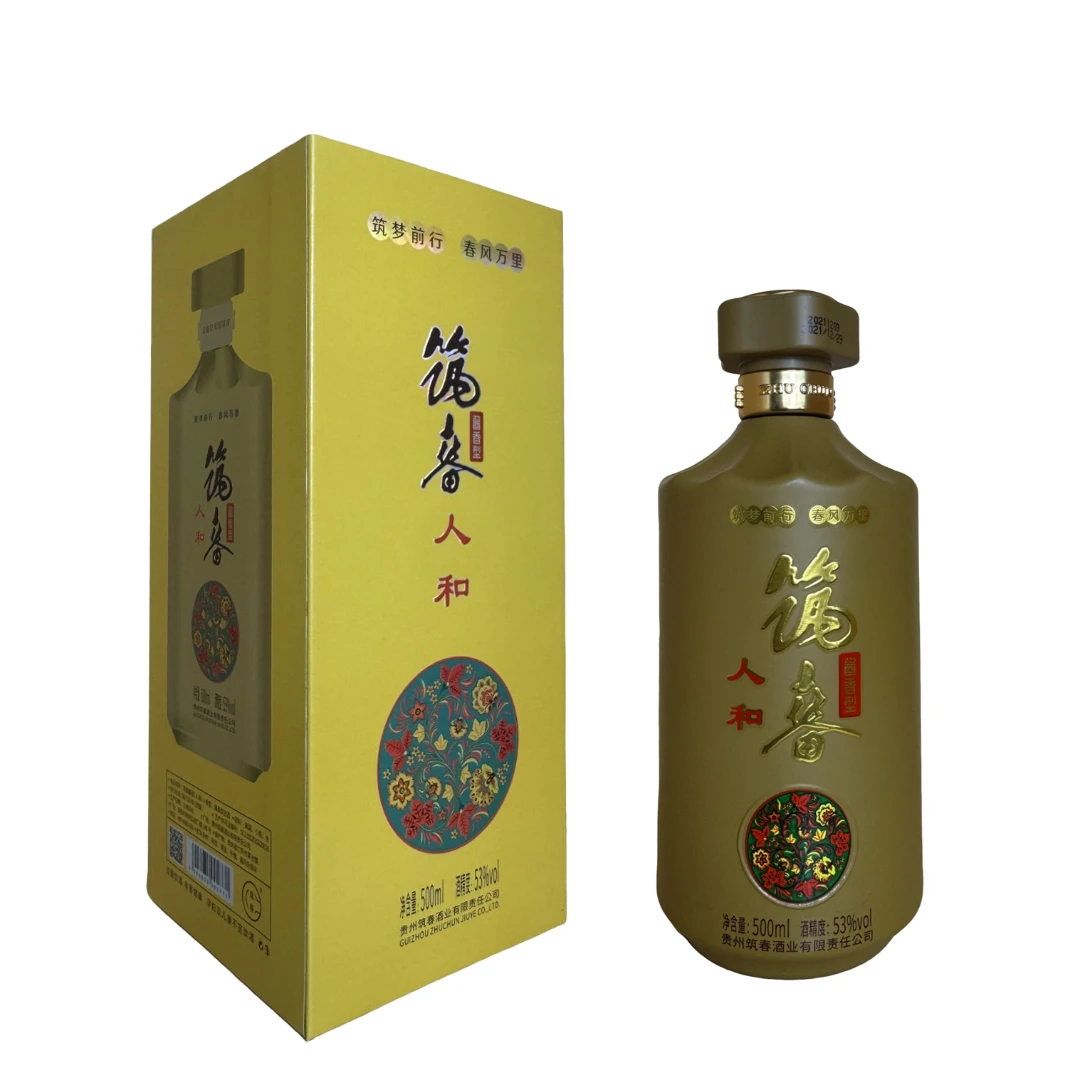 筑春53度500ML筑春酱酒（人和）53%Vol
