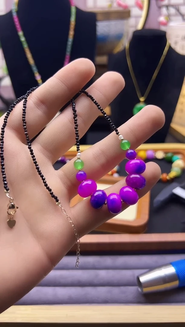 【闪购商品】苏纪石（舒俱来）颈饰14K金镶嵌X109