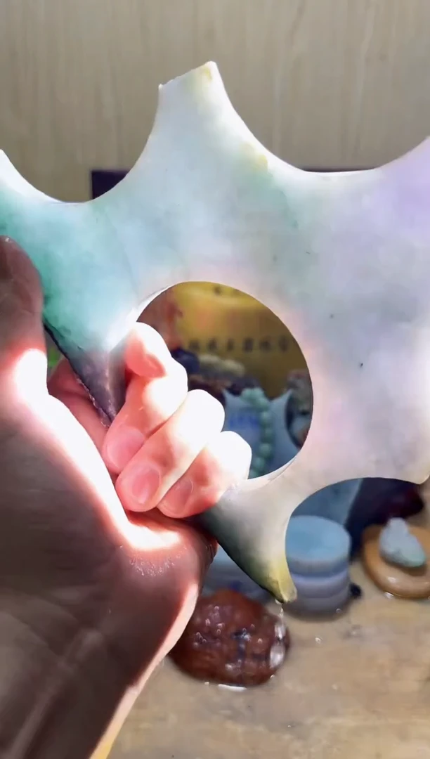 未镶嵌挂件翡翠A货常星3669