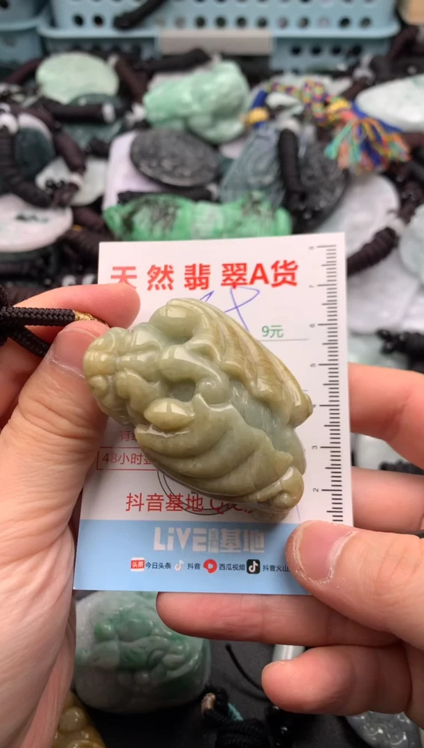 翡翠未镶嵌吊坠(不含链)1