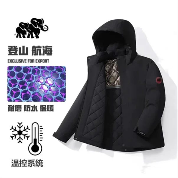 情侣新款加厚冲锋衣外套95011