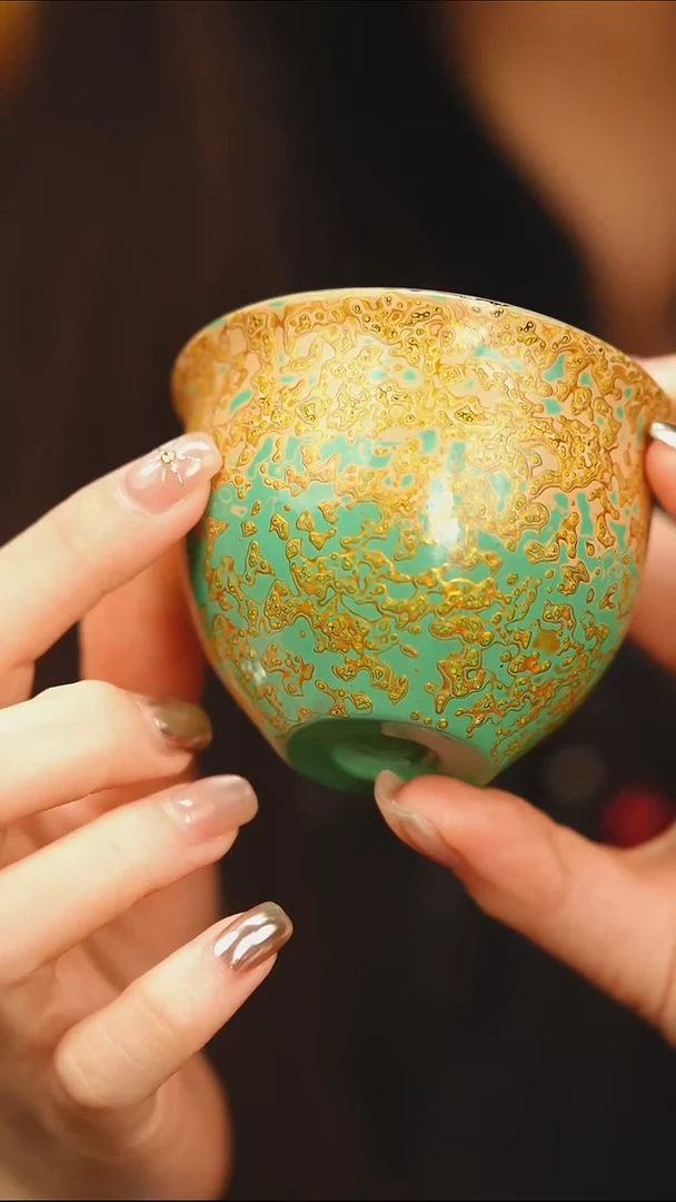 @渐变犀皮主人杯@非遗大漆