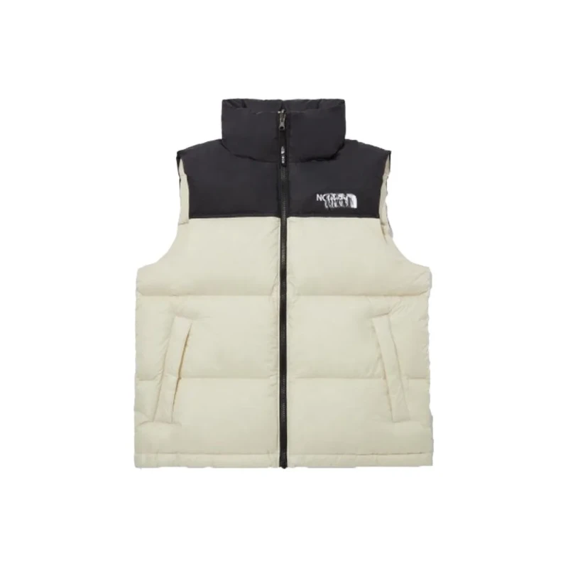 T HE NO/RTH FA/CE 保暖立领舒适无袖19 96马甲 白色/s-xl