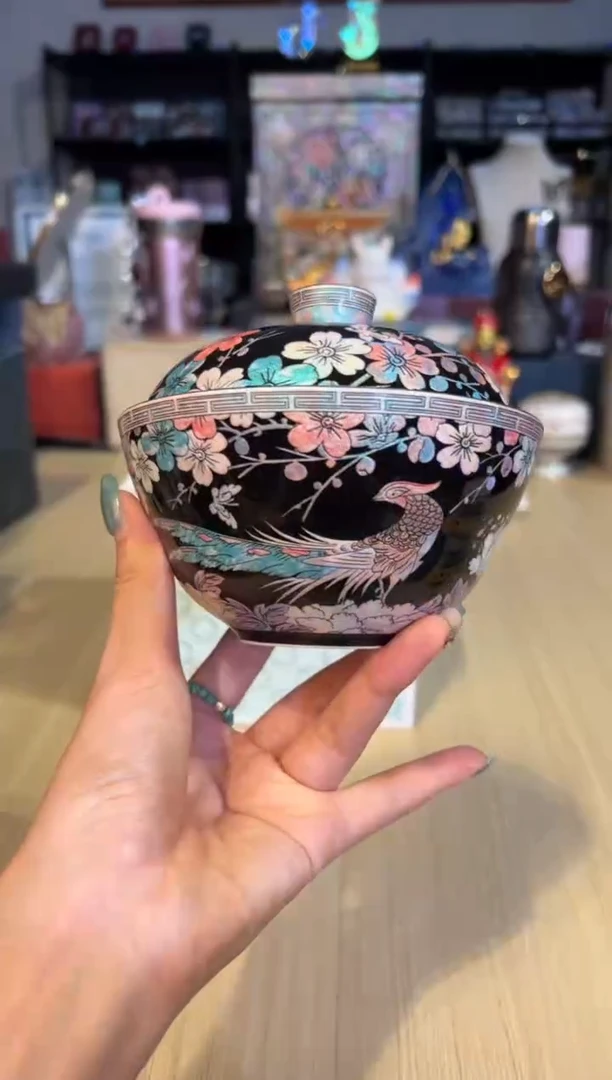 76灵羽和鸣炖盅（黑色）