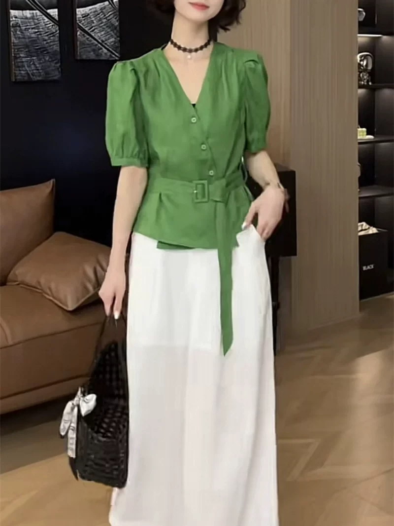 时尚显气质瘦高端洋气小众设计炸街女短袖