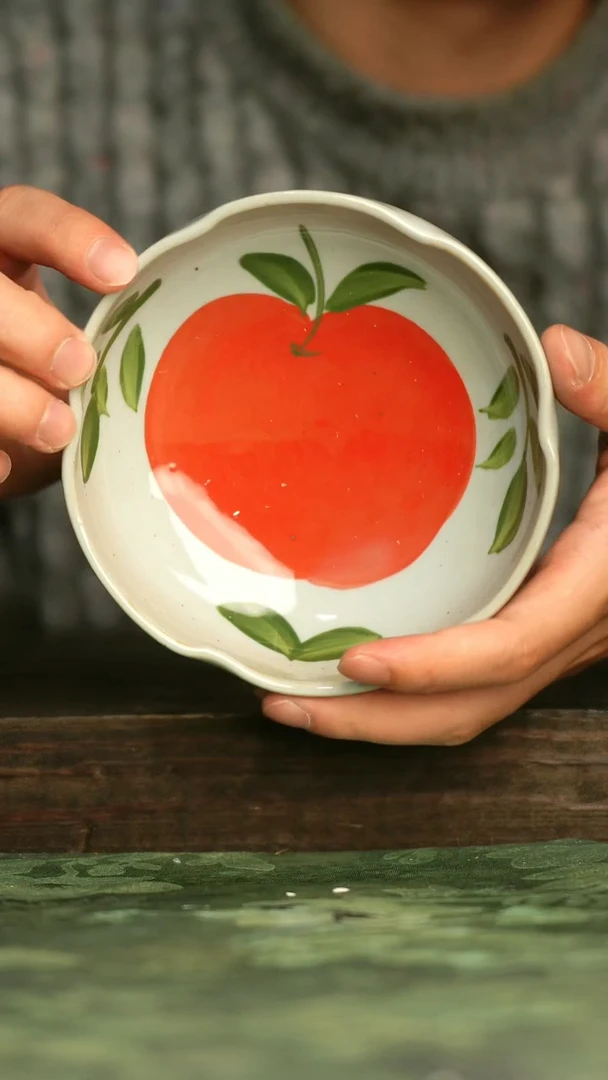 陶瓷青诗集手工手绘瓷器