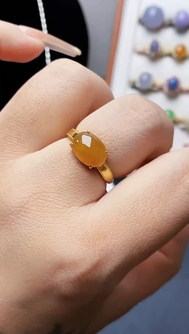 银S925镶嵌戒指翡翠2120