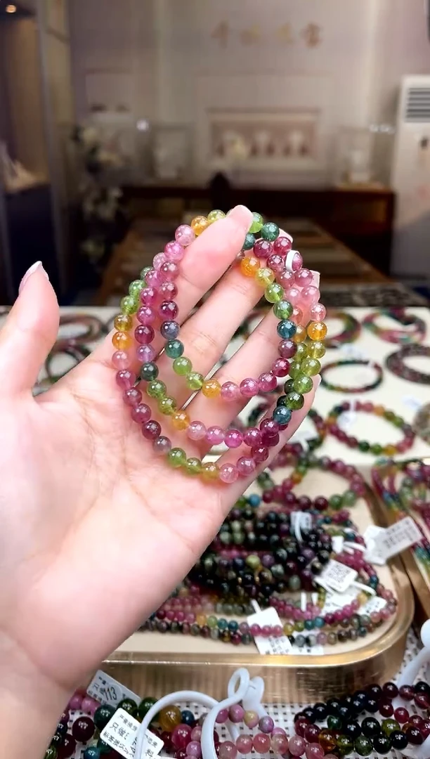 【闪购商品】碧玺/未镶嵌6mm+碧玺多圈多样性发货