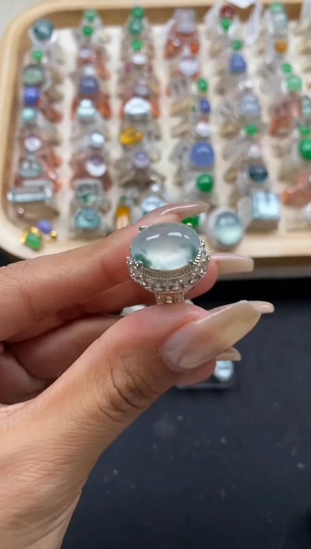 未镶嵌戒指翡翠缅甸天然a货翡翠