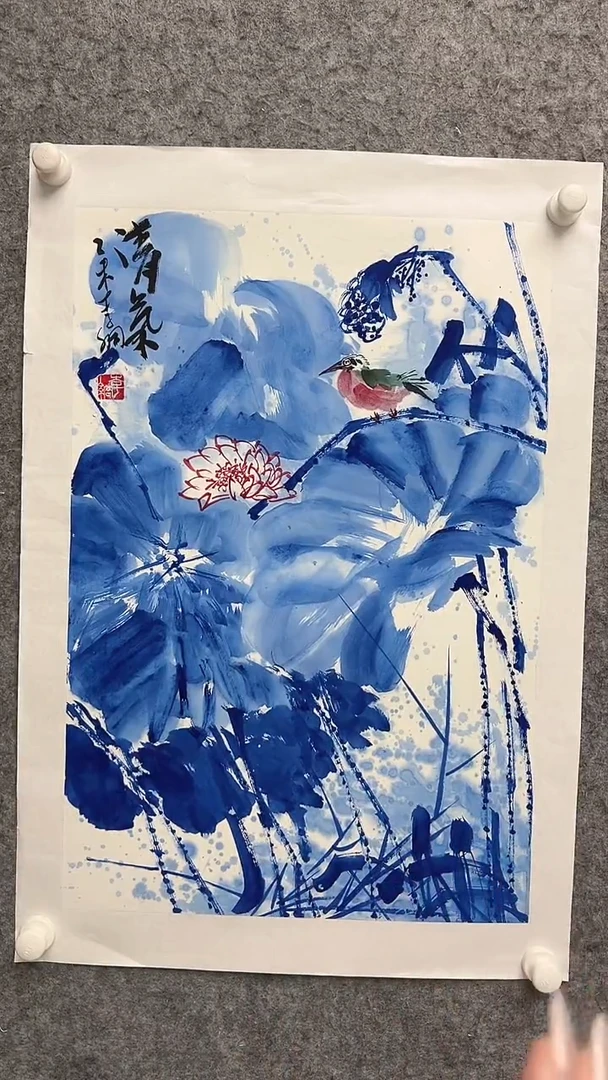 国画李纲-2.7平尺-花鸟国画