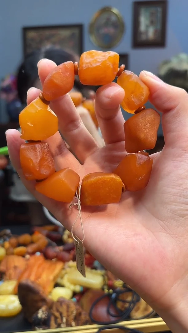 手串琥珀未镶嵌手串
