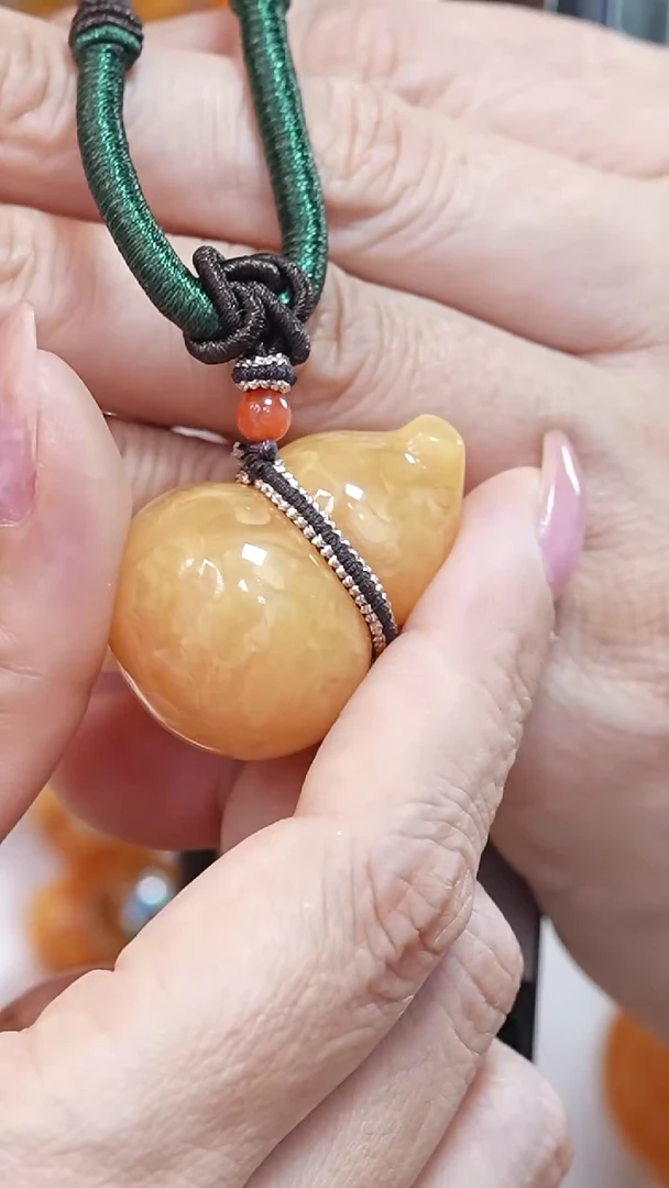 蜜蜡颈饰未镶嵌222-2332天然蜜蜡珠宝奇石云端妖孽全部保真