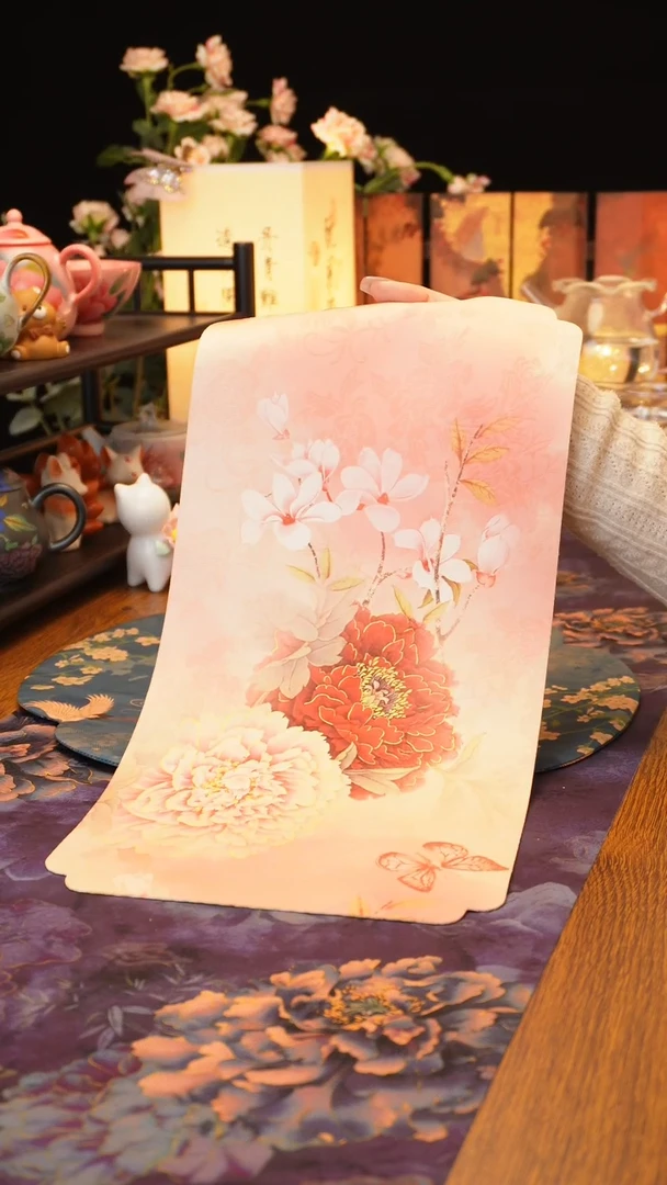 【闪购商品】粉色牡丹茶席·····