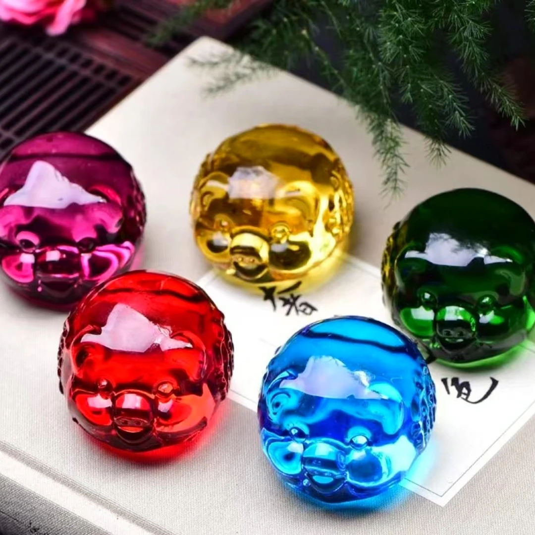 S五色招财小猪摆件