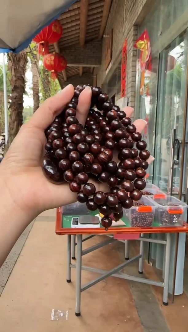 手串/手链黄花梨/降香黄檀1.0X108紫油梨顺纹土埋老料多样发一