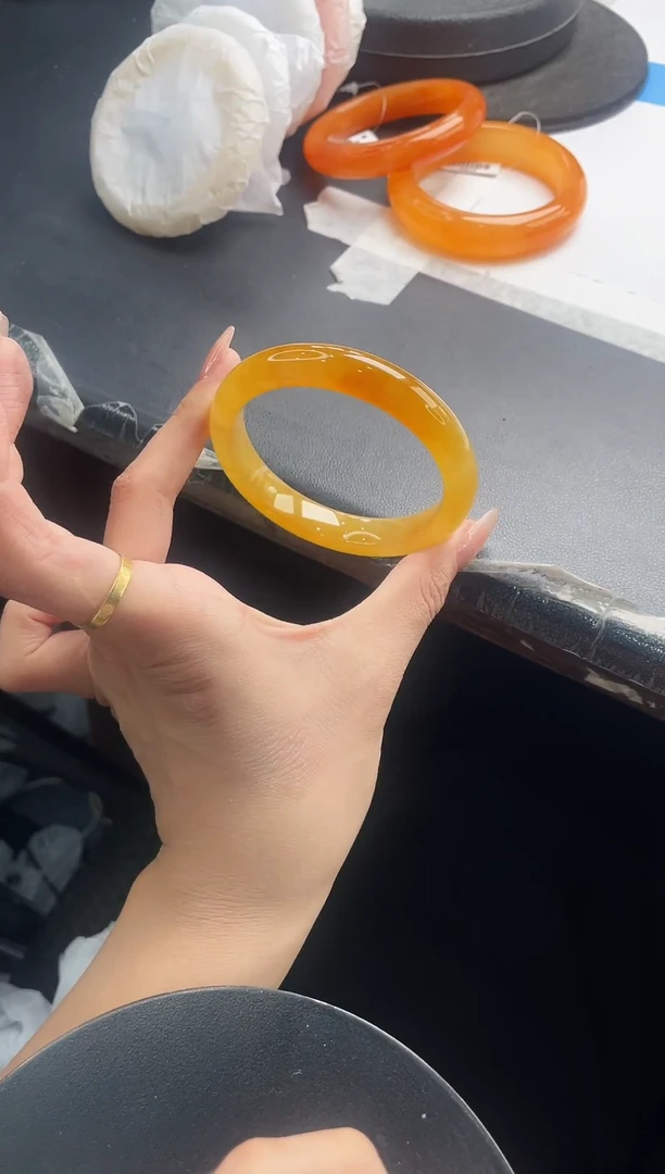 未镶嵌手镯石英质玉j157-HB59+