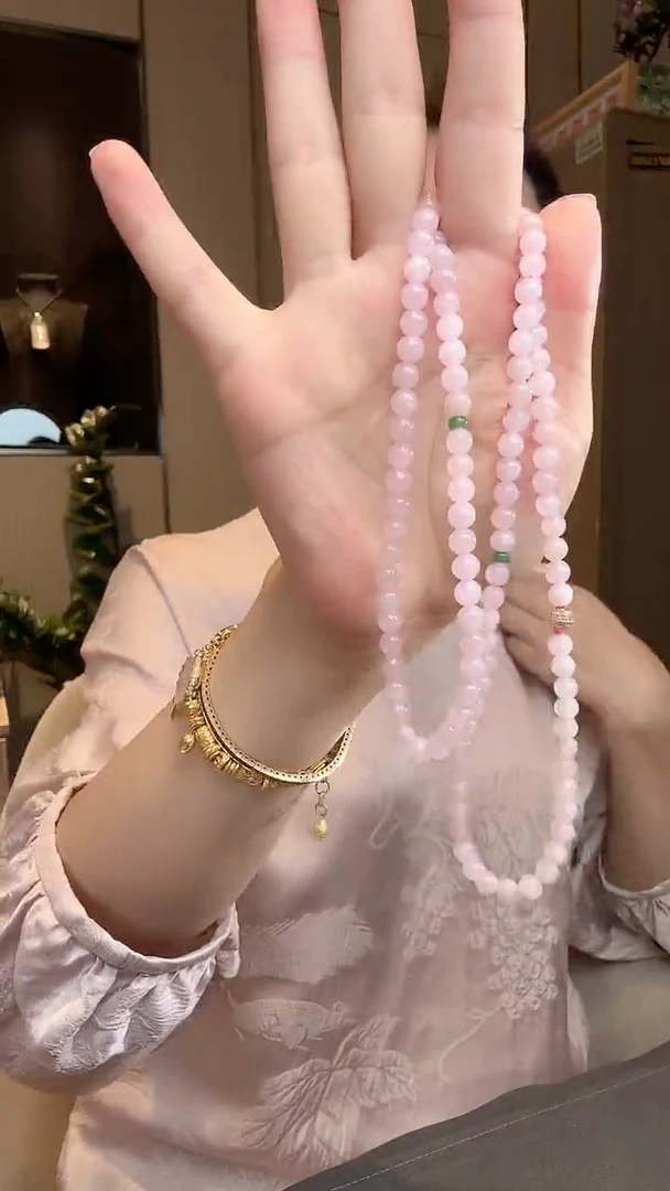 翡翠未镶嵌项链珠子项链