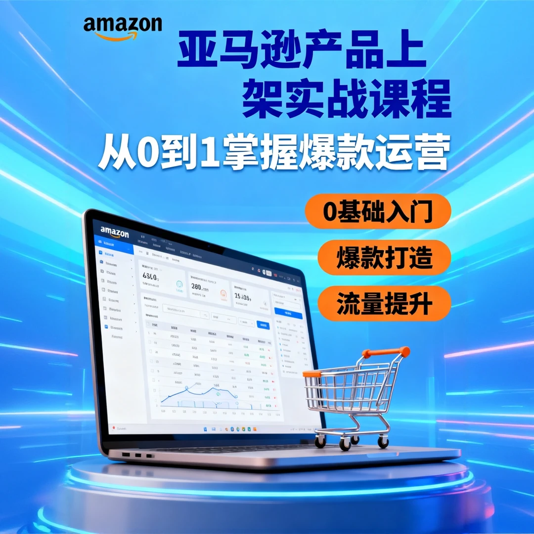 【0基础亚马逊产品上架】全流程教学带你全流程实操小白可快速上手