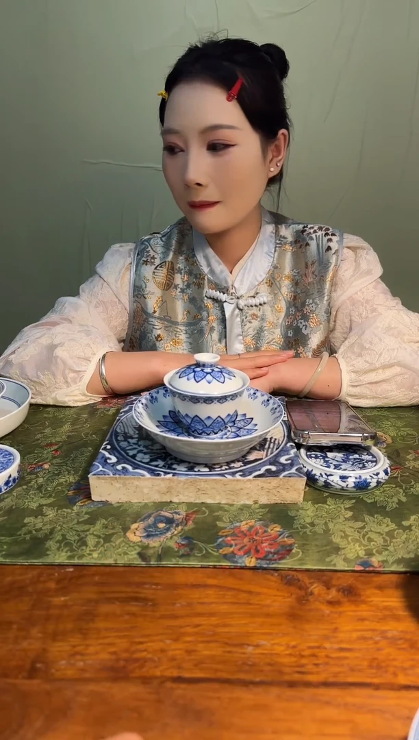 景德镇手工陶瓷甄选茶器05带盖置