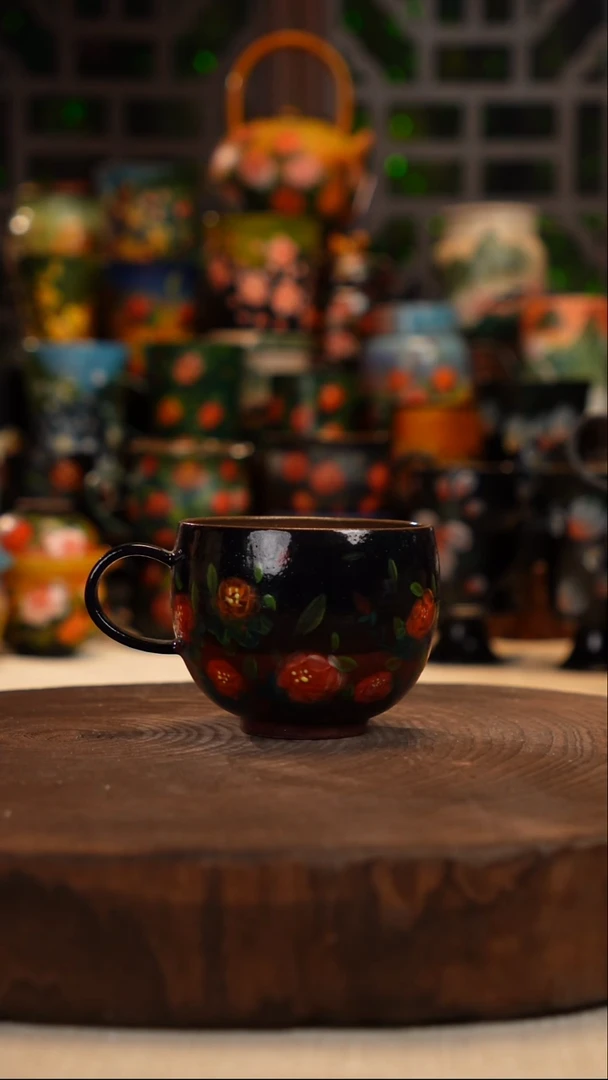 油画   釉下彩   杯子