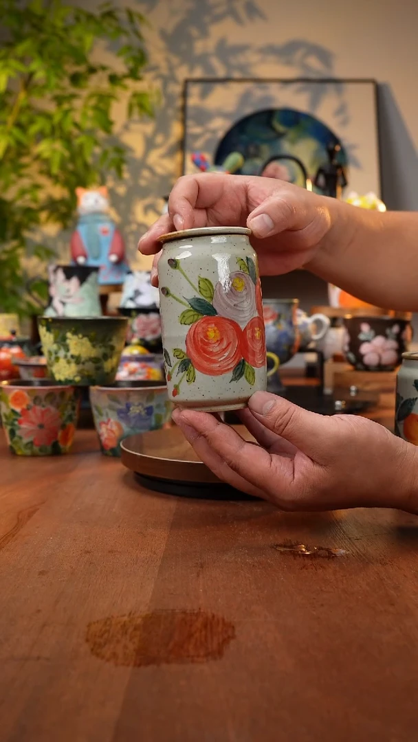 瓷片景德镇手工手绘陶瓷0093