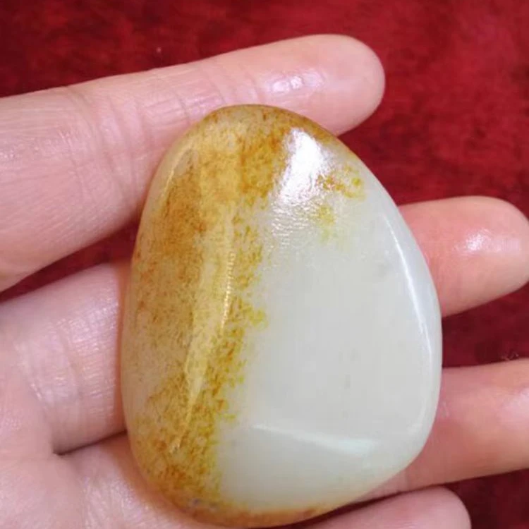 新疆黄皮籽石戈壁石手把