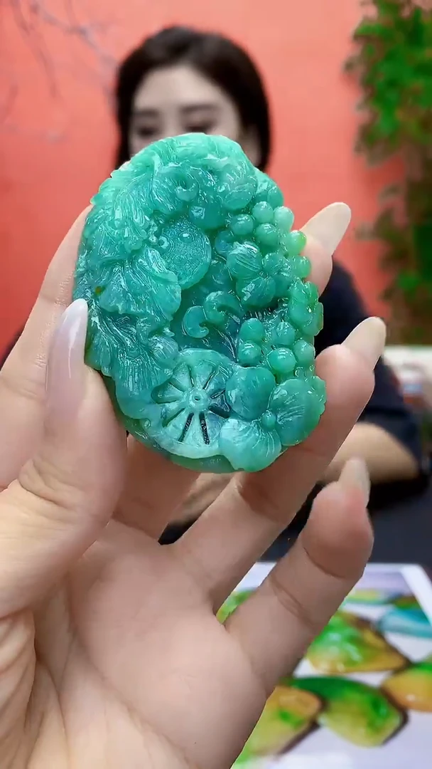 未镶嵌定制翡翠4829ty-毛货挂件7