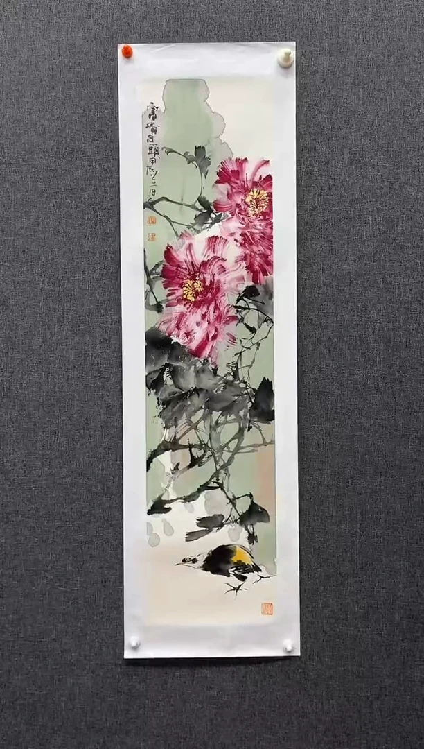 国画炳山艺术--付建老师作品