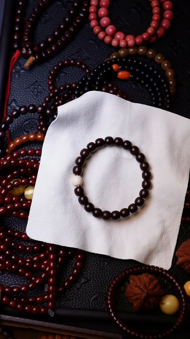 檀香紫檀（小叶紫檀）手串/手链小叶9mm