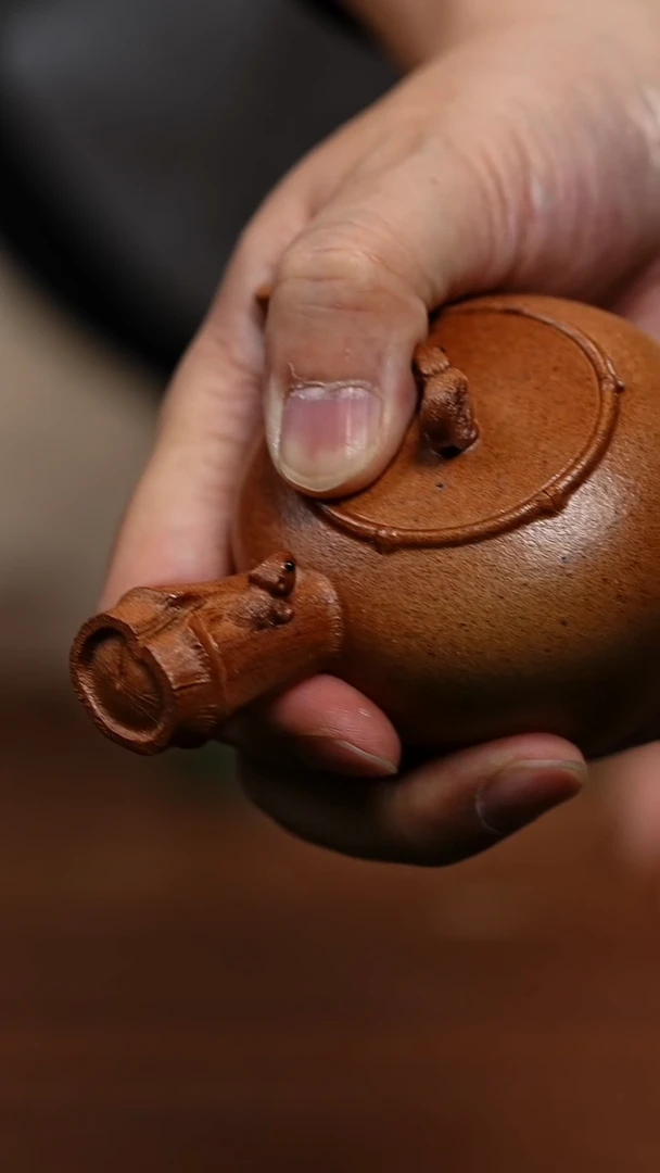 茶壶紫砂竹里清风