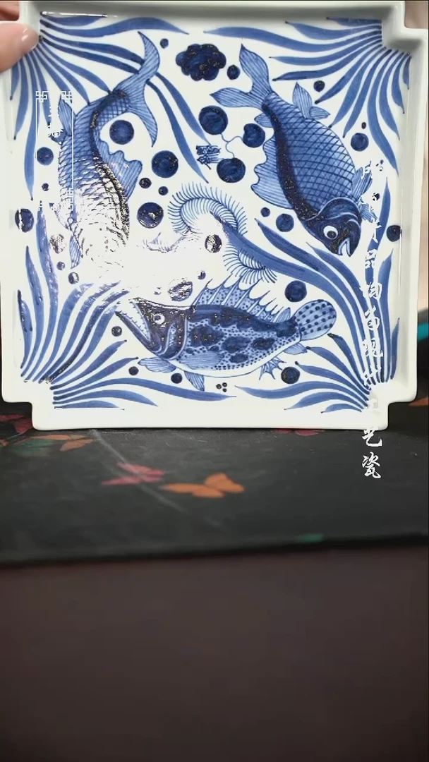 微瑕 福利手绘现代高温瓷 干泡