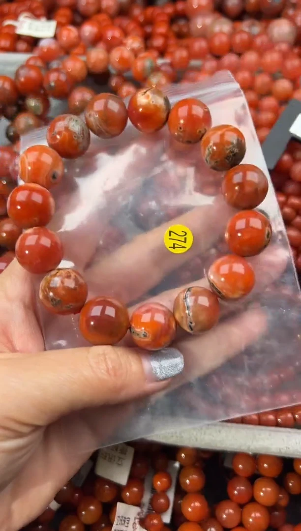 未镶嵌手串南红玛瑙15+