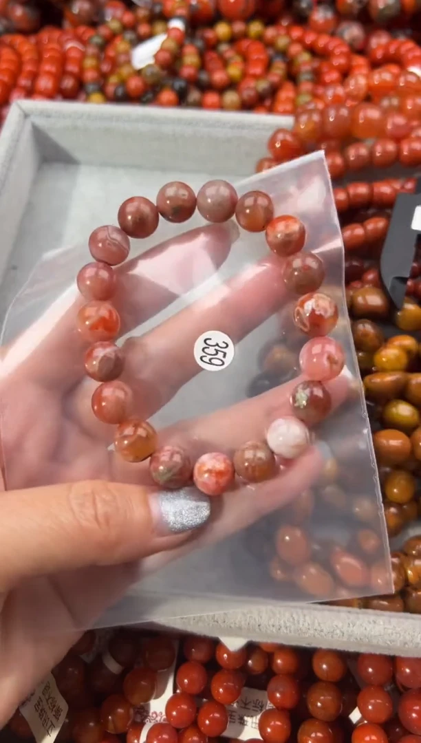 未镶嵌手串南红玛瑙10+