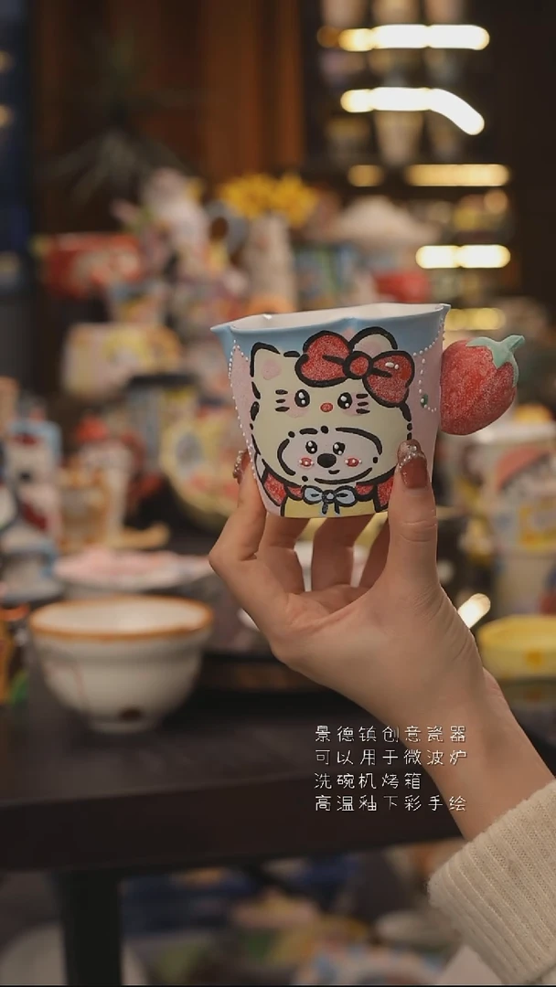 景德镇釉下彩绘设计师款式陶瓷