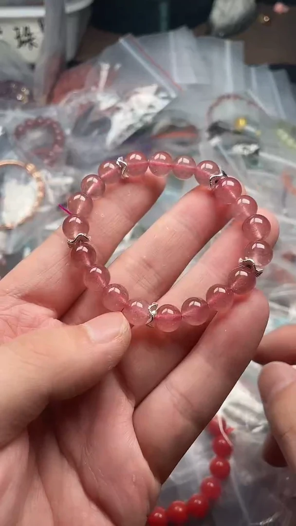 水晶手链未镶嵌多样性发货拍一发一