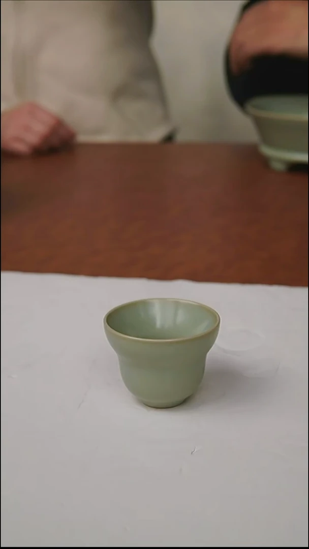 杯子瓷富山严选汝瓷，小葫芦