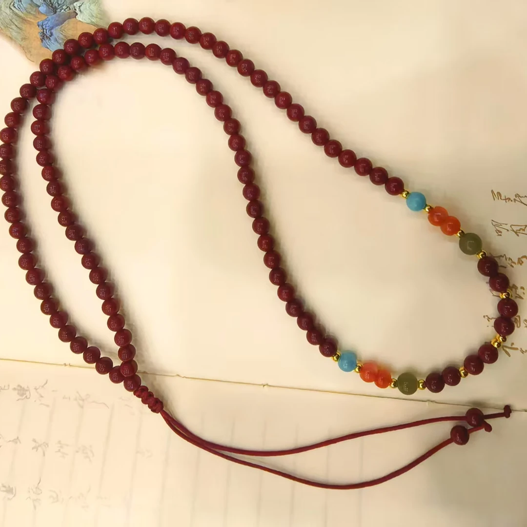 含辰砂工艺品朱砂多功能挂绳*1 ZD 念一造物