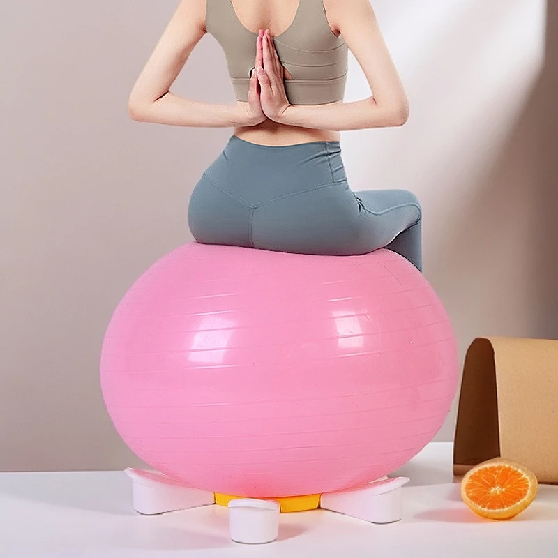 瑜伽球固定底座瑜伽球平衡圈健身球固定圈健身球固定托球固定架