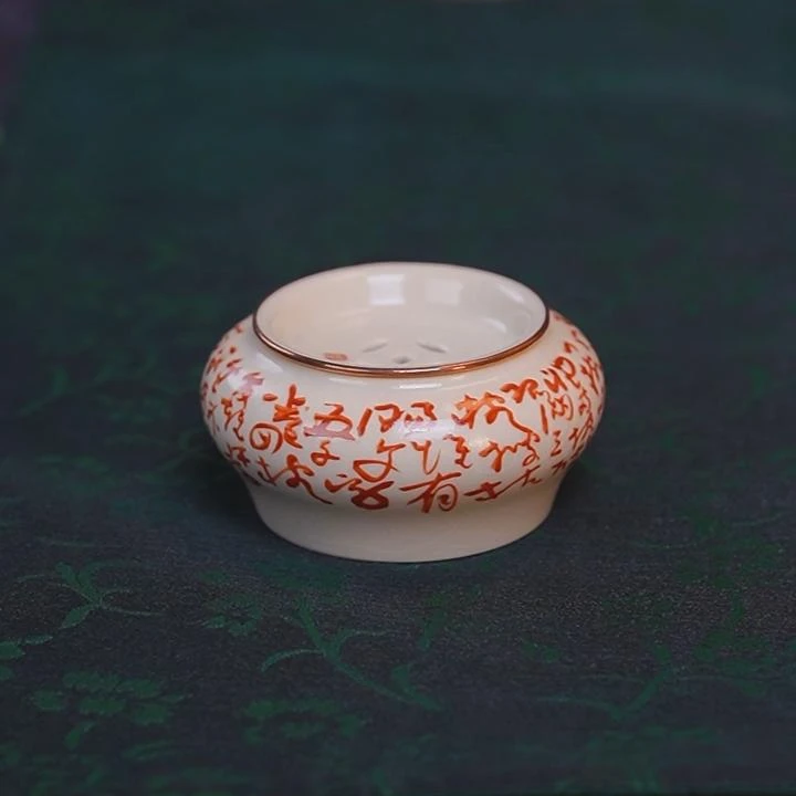 【半闲】云山堂 | 栖云全手工诧寂风开片矾红包铜口诗文若深小建水