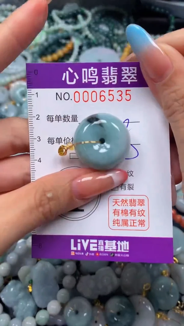 翡翠未镶嵌颈饰闪购006535